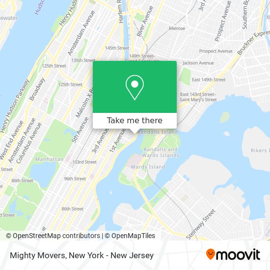 Mighty Movers map