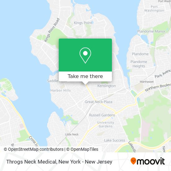 Throgs Neck Medical map