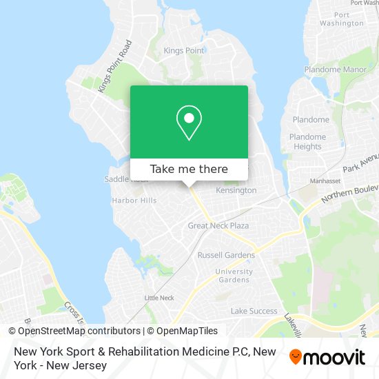 New York Sport & Rehabilitation Medicine P.C map