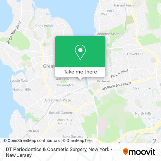 DT Periodontics & Cosmetic Surgery map