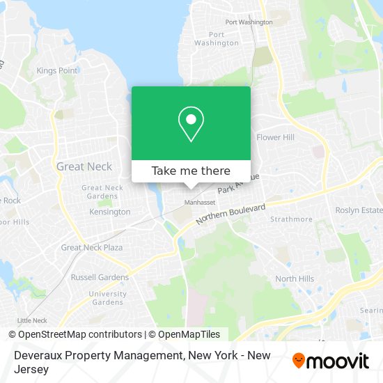 Deveraux Property Management map