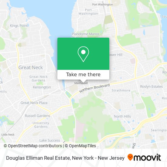 Mapa de Douglas Elliman Real Estate