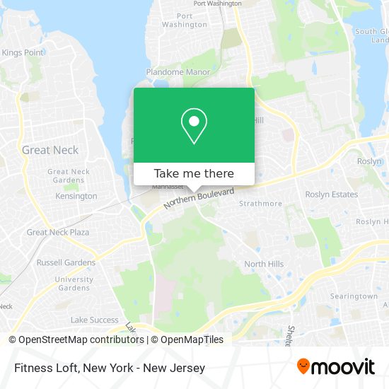 Fitness Loft map