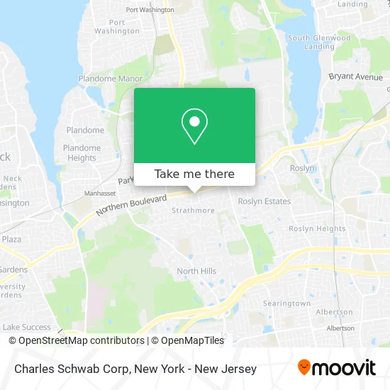 Charles Schwab Corp map