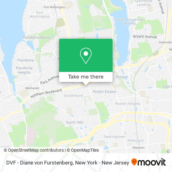 DVF - Diane von Furstenberg map