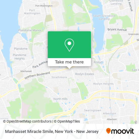 Manhasset Miracle Smile map