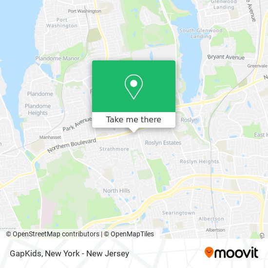 GapKids map