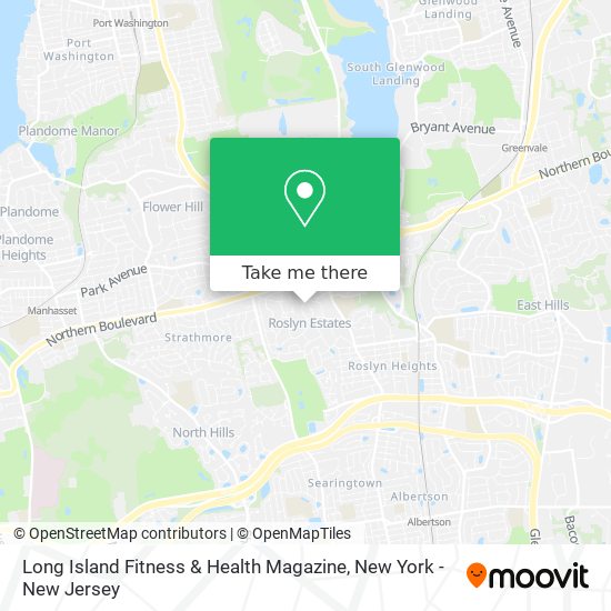 Mapa de Long Island Fitness & Health Magazine