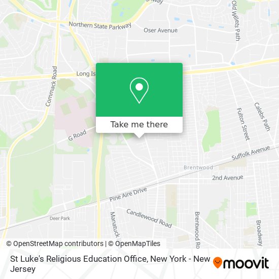 Mapa de St Luke's Religious Education Office