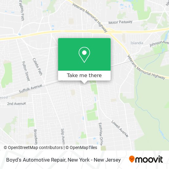 Mapa de Boyd's Automotive Repair