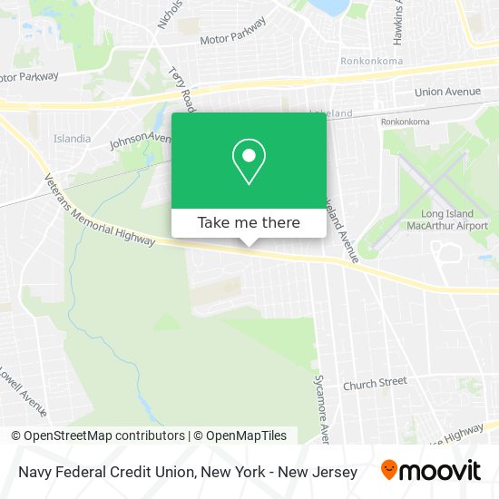 Navy Federal Credit Union map