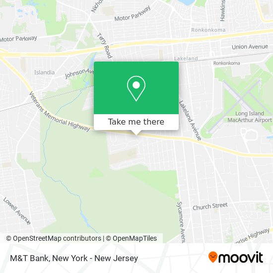 M&T Bank map