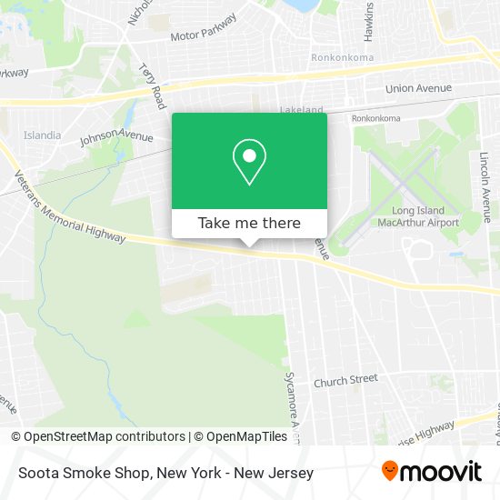 Soota Smoke Shop map