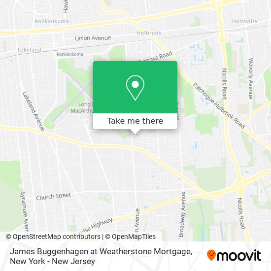 Mapa de James Buggenhagen at Weatherstone Mortgage