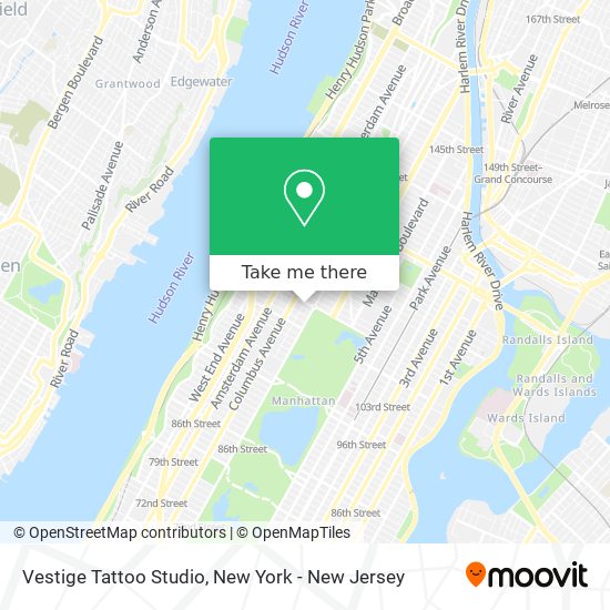 Vestige Tattoo Studio map