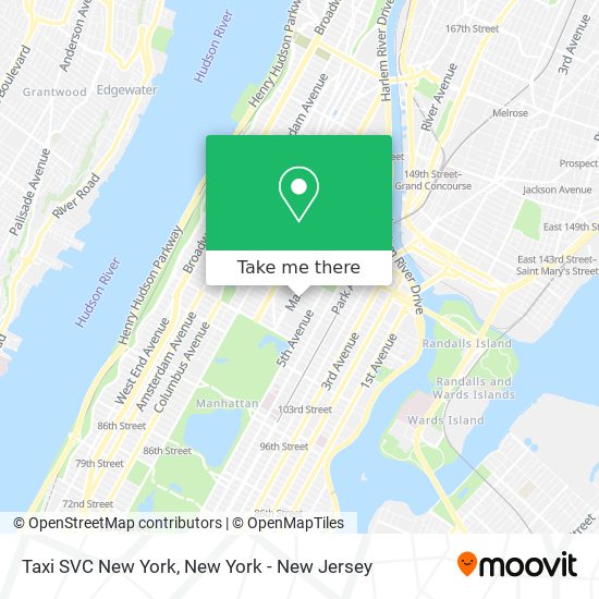 Mapa de Taxi SVC New York