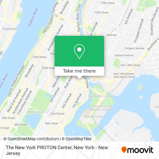 Mapa de The New York PROTON Center