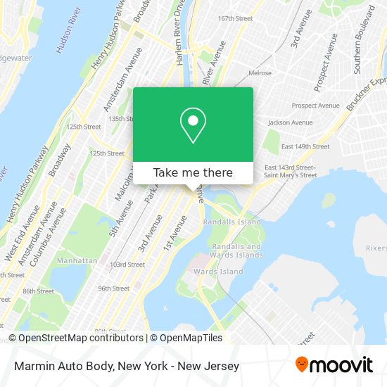 Marmin Auto Body map