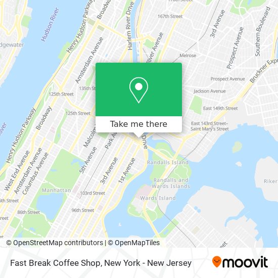 Fast Break Coffee Shop map