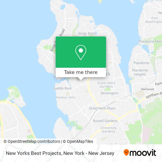 New Yorks Best Projects map