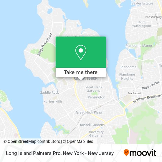 Mapa de Long Island Painters Pro