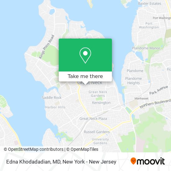 Mapa de Edna Khodadadian, MD