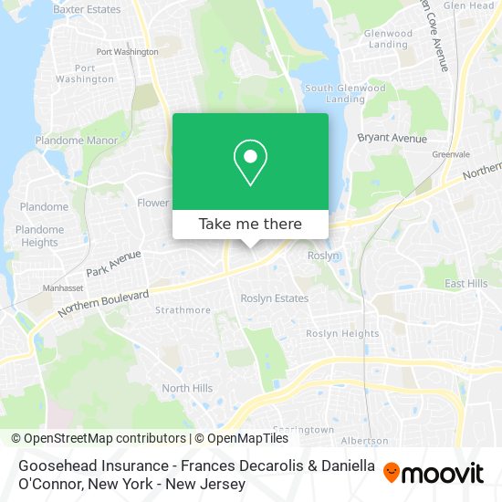 Goosehead Insurance - Frances Decarolis & Daniella O'Connor map