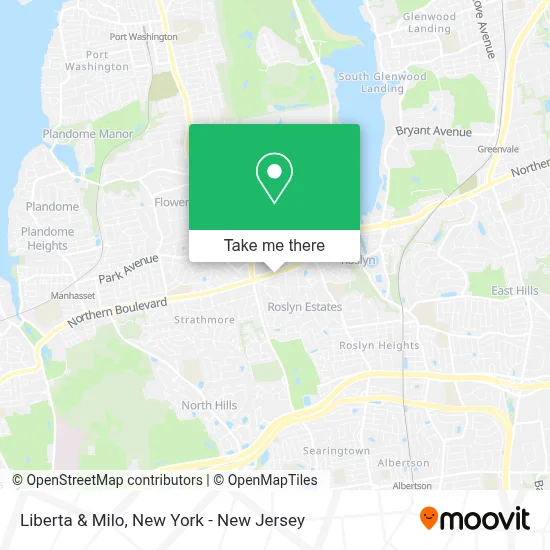 Liberta & Milo map