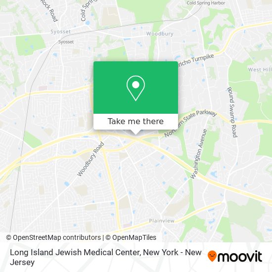 Long Island Jewish Medical Center map