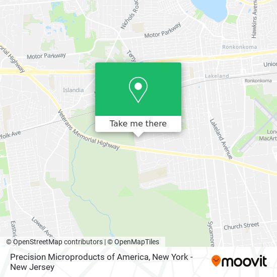 Precision Microproducts of America map