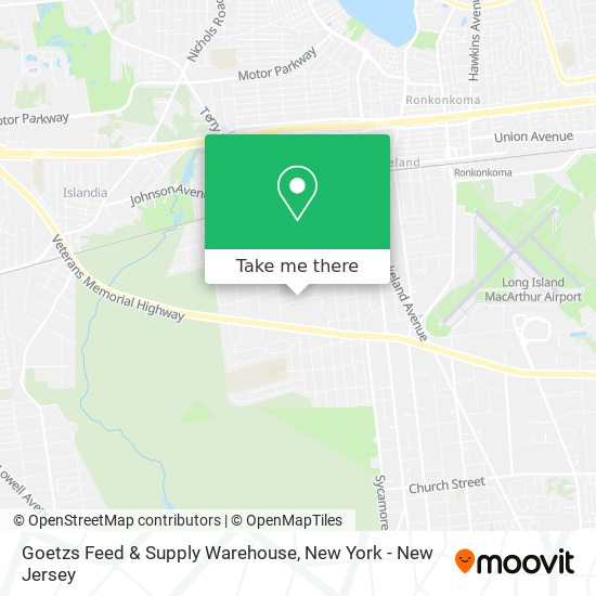 Goetzs Feed & Supply Warehouse map