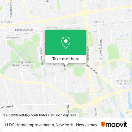 Li-DC Home Improvements map