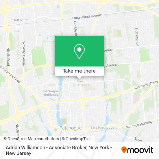 Mapa de Adrian Williamson - Associate Broker