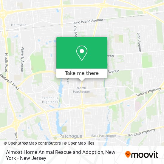 Mapa de Almost Home Animal Rescue and Adoption