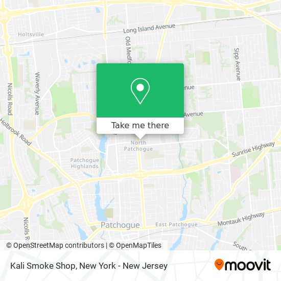 Mapa de Kali Smoke Shop