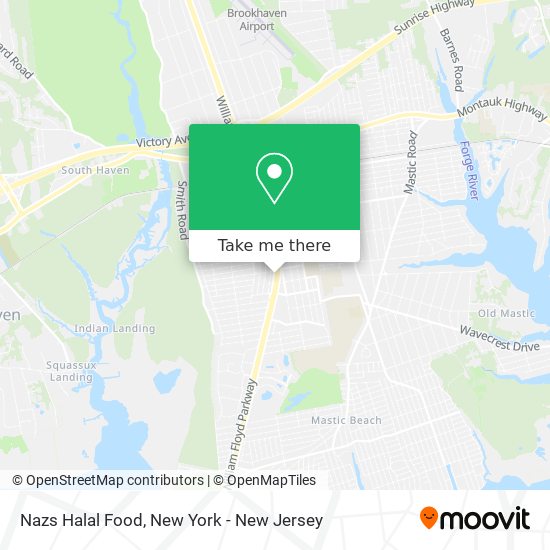 Nazs Halal Food map