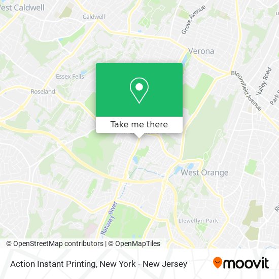 Action Instant Printing map