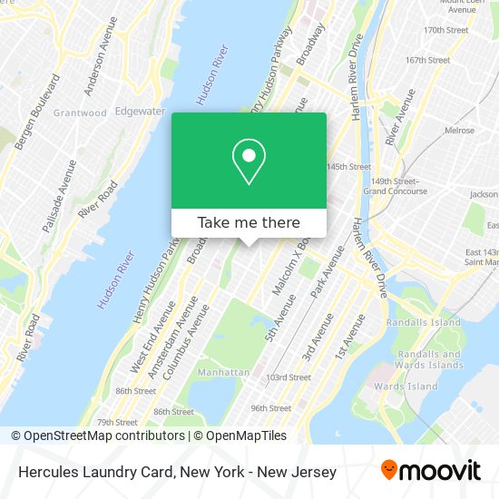 Mapa de Hercules Laundry Card