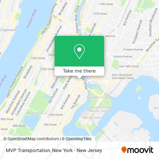 MVP Transportation map