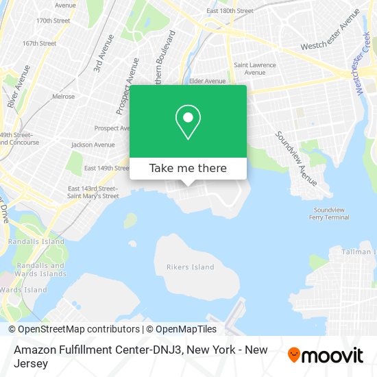 Mapa de Amazon Fulfillment Center-DNJ3