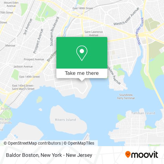 Baldor Boston map