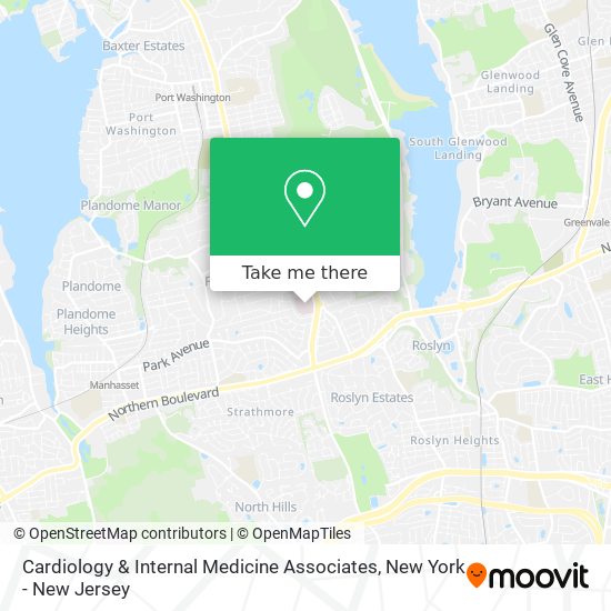 Cardiology & Internal Medicine Associates map