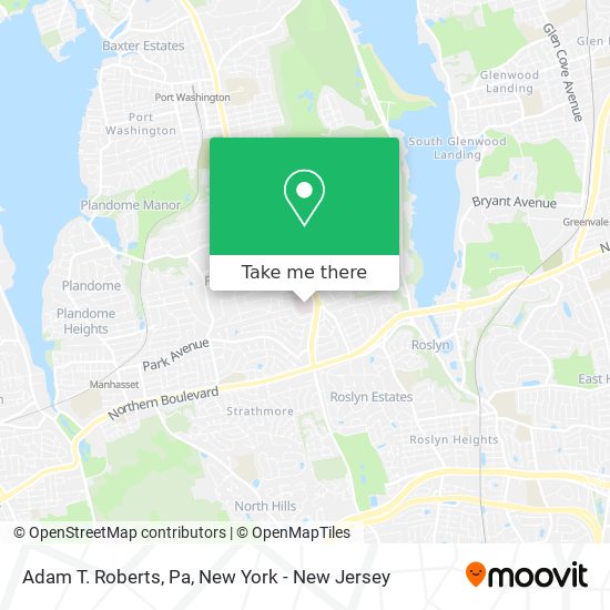 Mapa de Adam T. Roberts, Pa