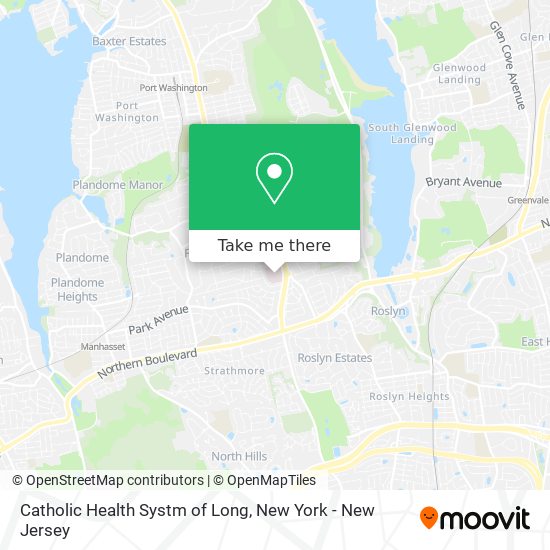 Catholic Health Systm of Long map