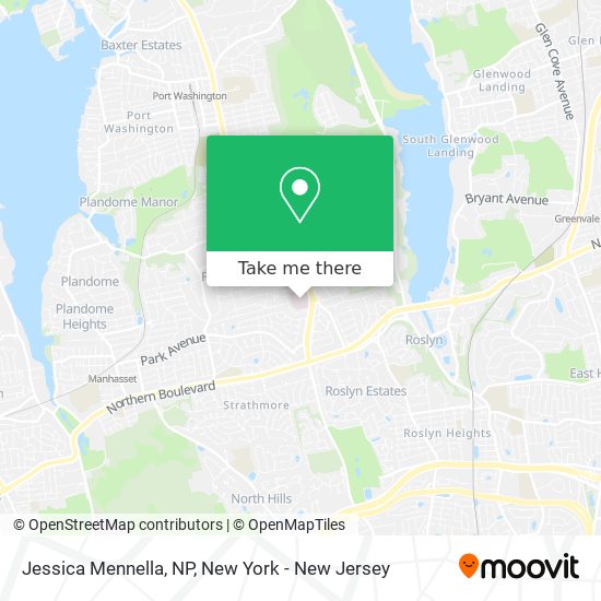 Jessica Mennella, NP map