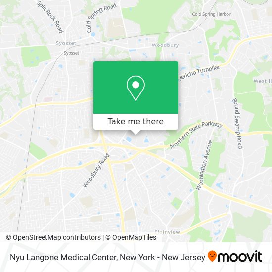 Nyu Langone Medical Center map