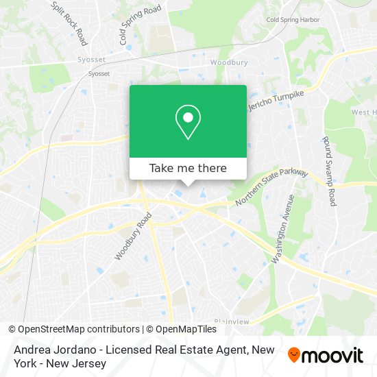 Mapa de Andrea Jordano - Licensed Real Estate Agent