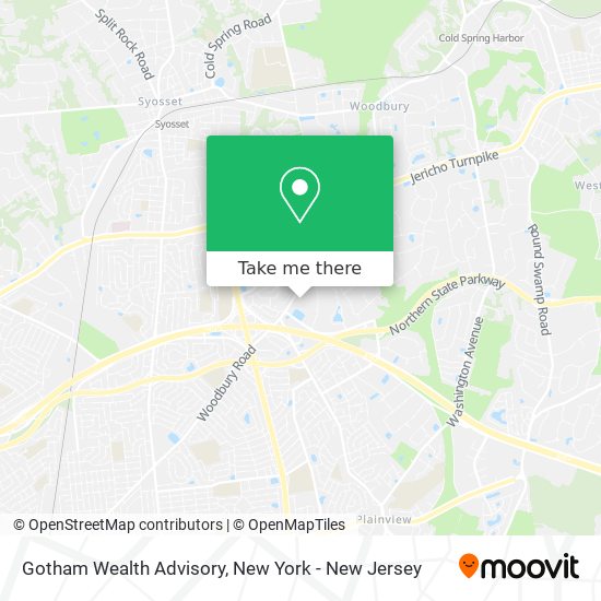 Mapa de Gotham Wealth Advisory