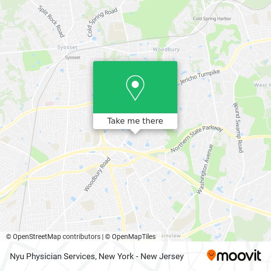 Nyu Physician Services map