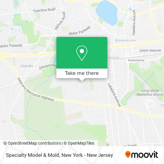 Specialty Model & Mold map